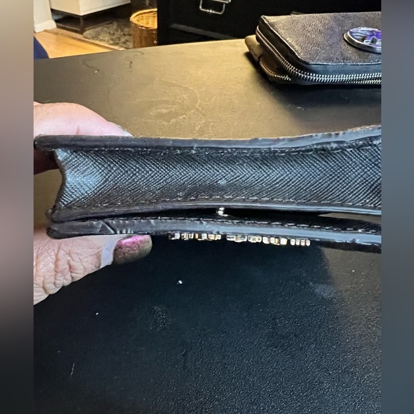 💜💜 BUNDLE for Dottie3121 MK Brown Leather Card Holder & Anne Klein - Picture 7 of 12